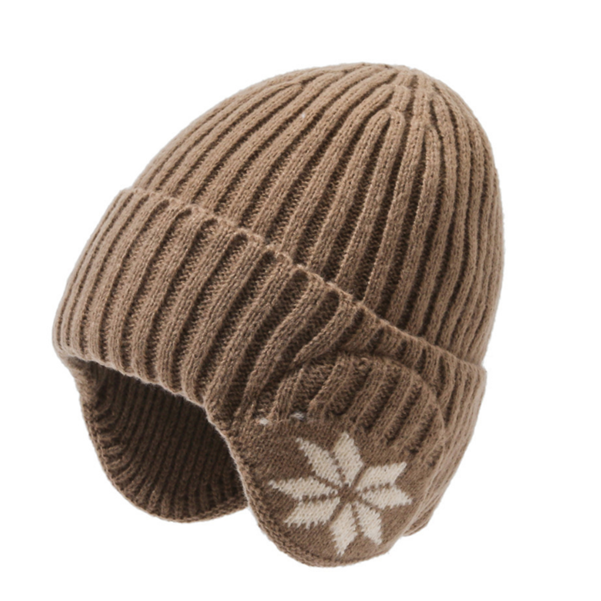 Thick Winter Fleece Knitted Hat 1
