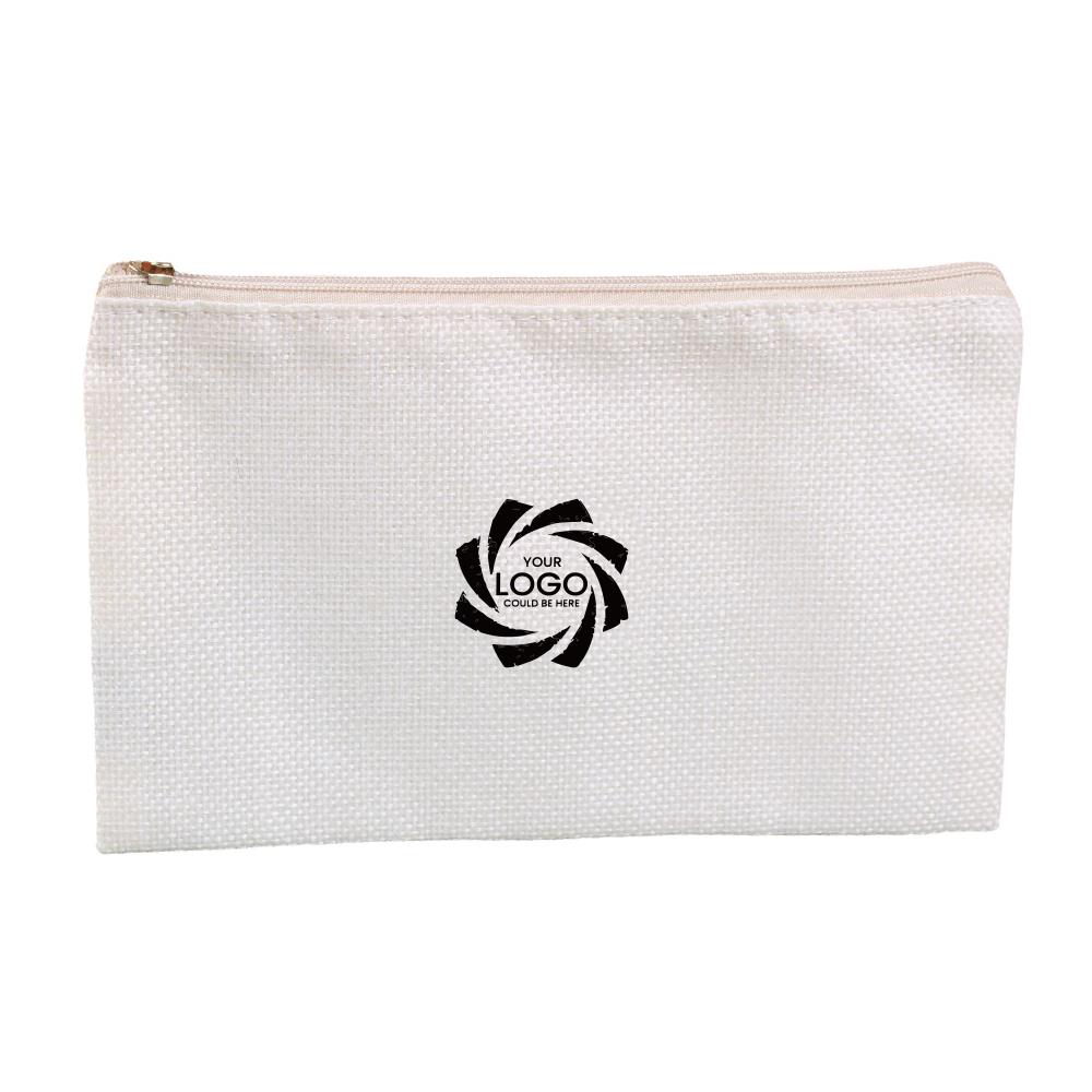 Canvas zippered pencil case 1