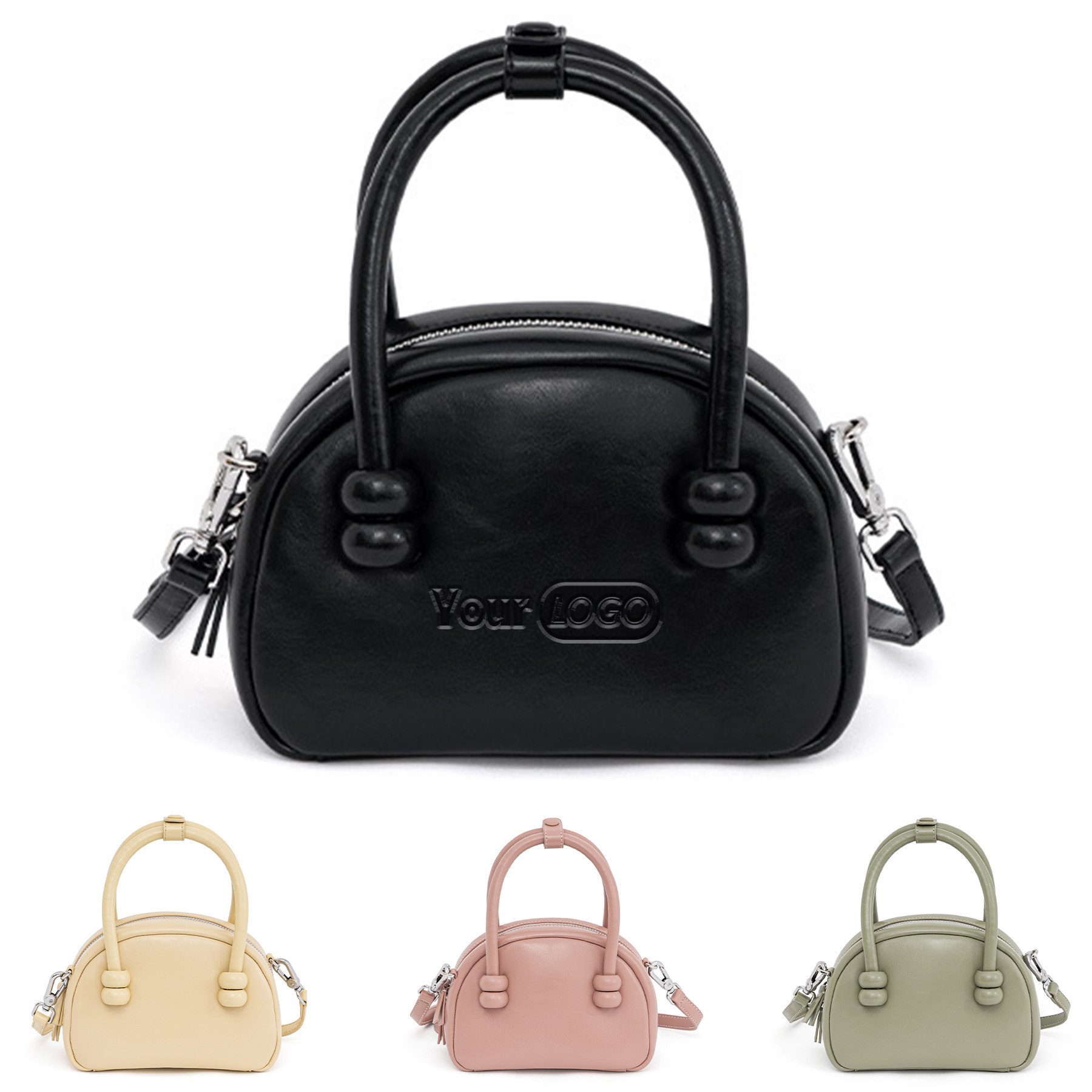 Womens mini Crossbody Handbag In Genuine Leather 2