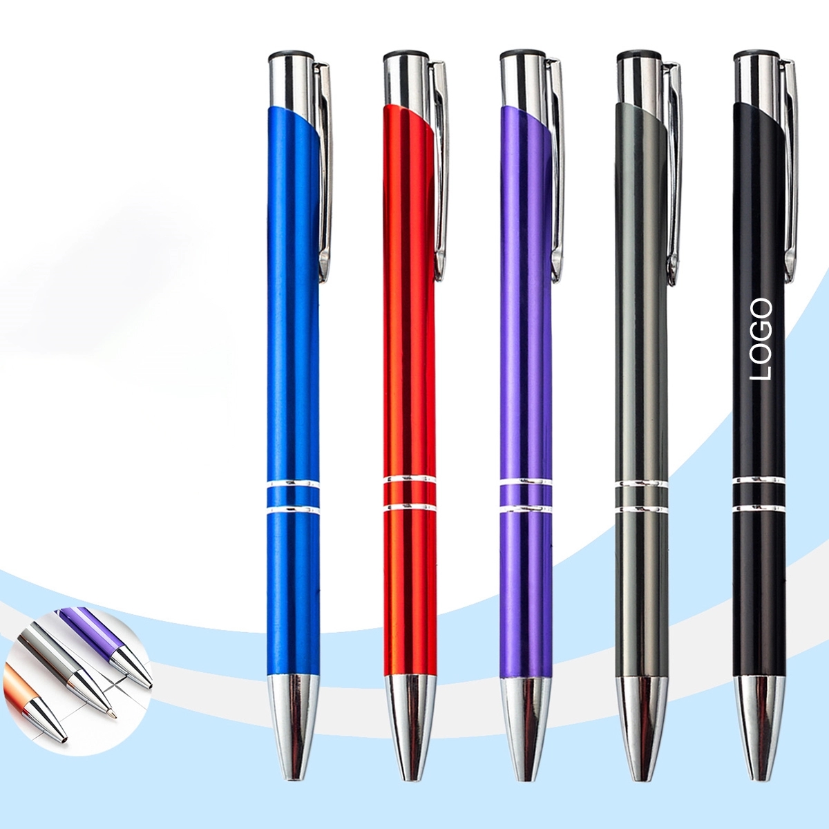 Metal Click Ballpoint Pen 2