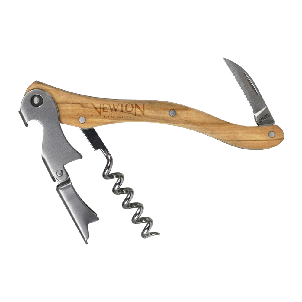 Olea Waiter's Corkscrew with Olivewood Handle 3