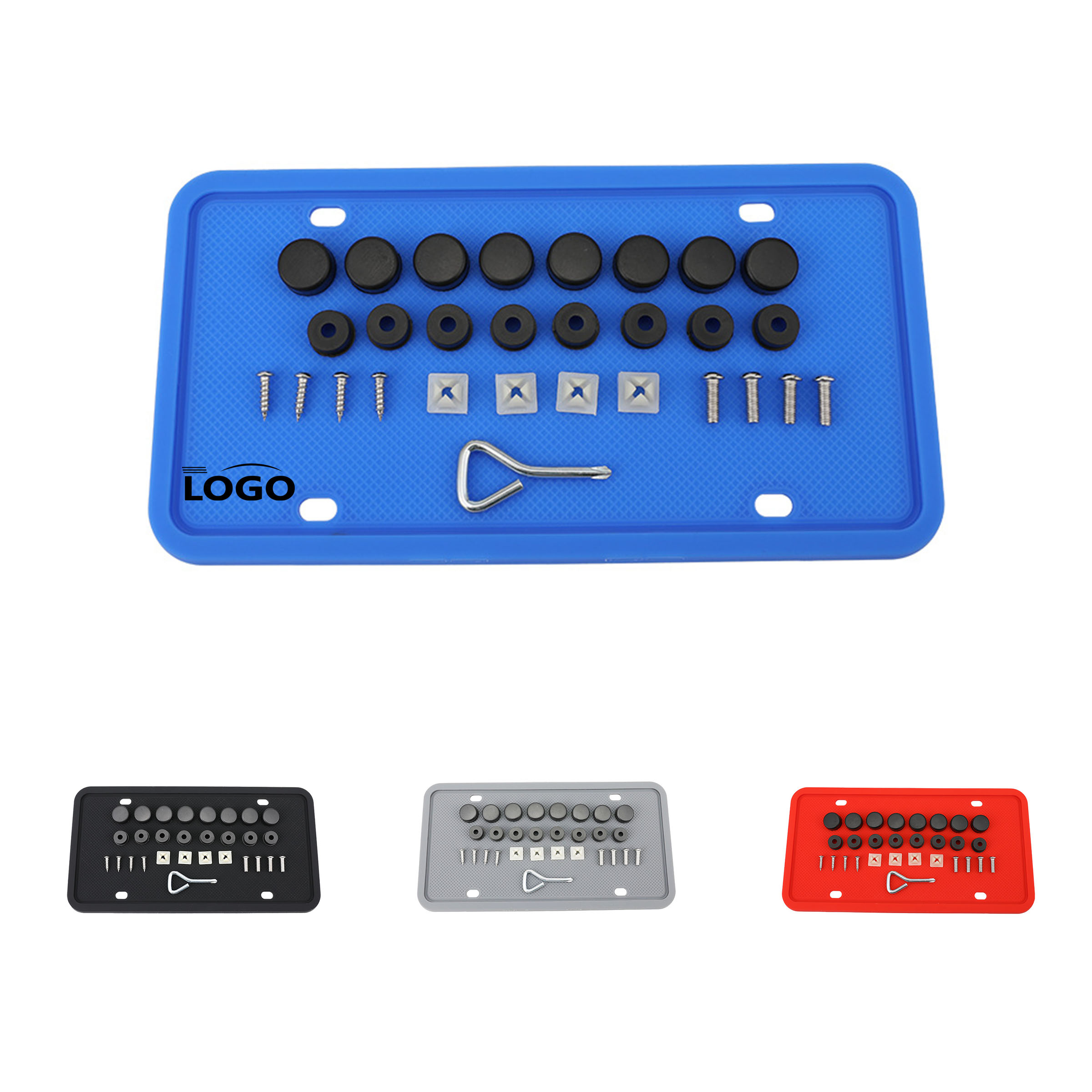 Waterproof Silicone License Plate Frame 4