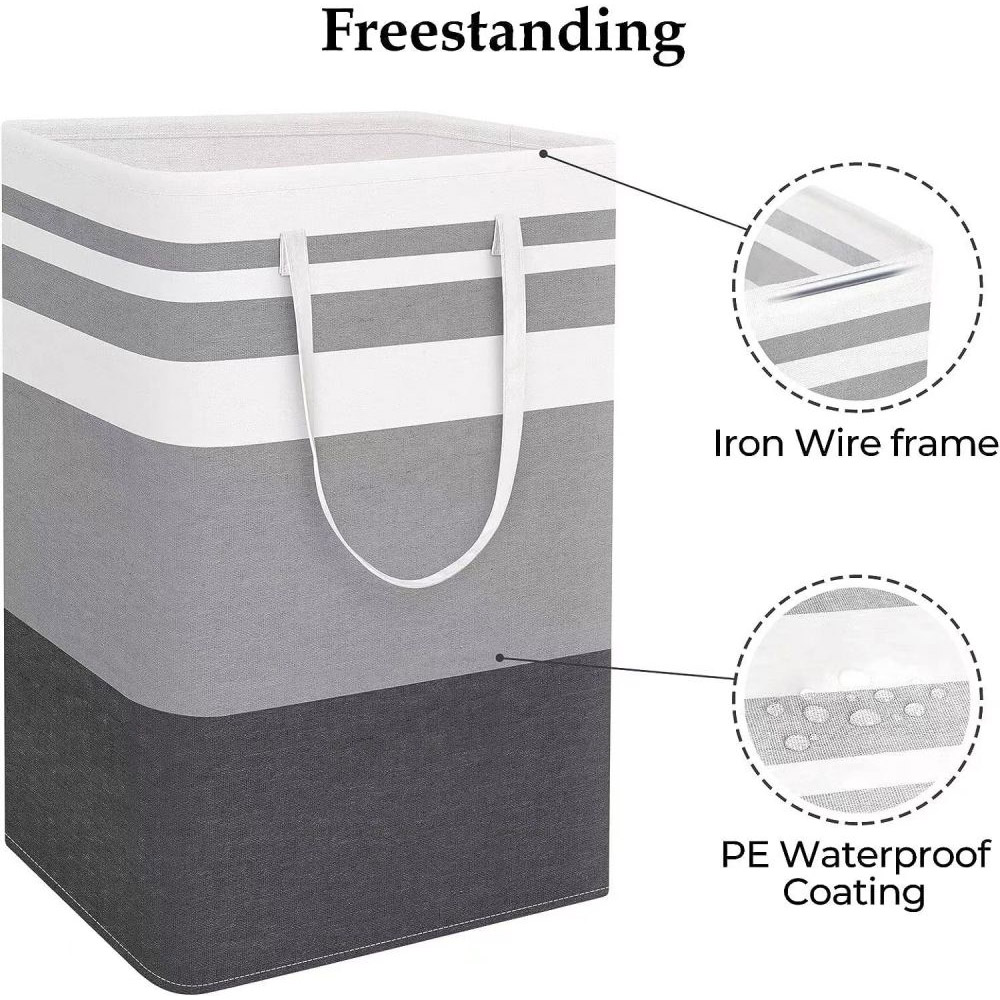 Foldable Home LaundryHamper & Basket Bag 5