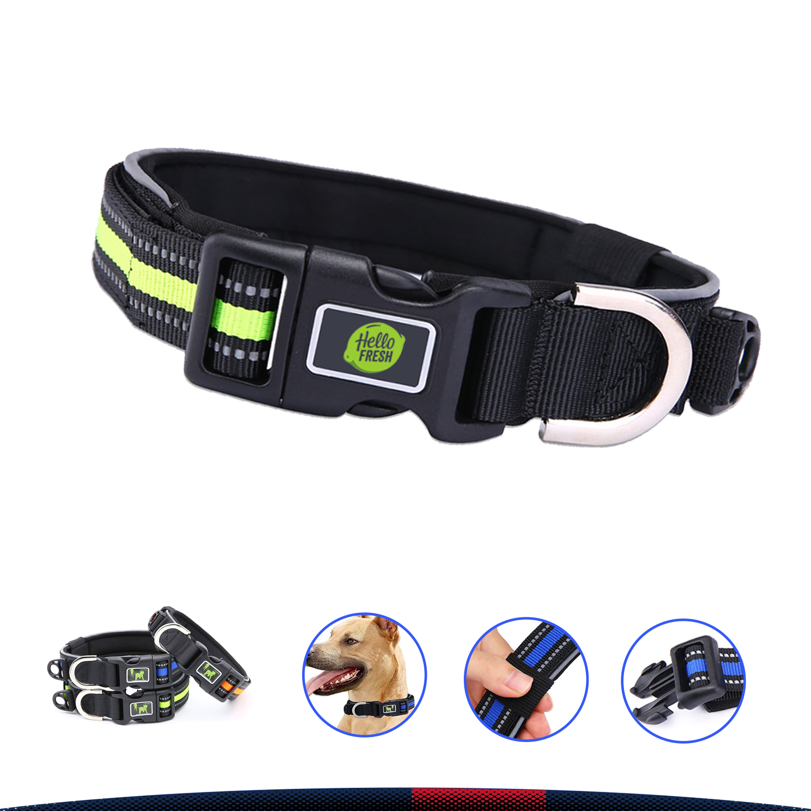 Night Reflective Pet Collar 2