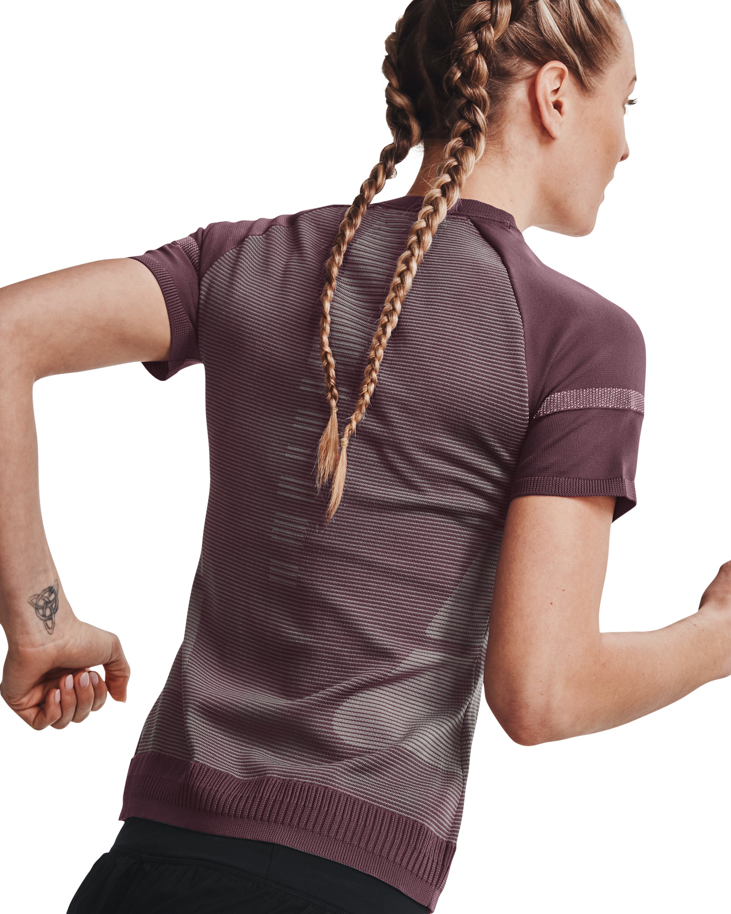 UA IntelliKnit Women's Zip Short Sleeve 3