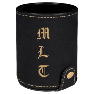 Laserable Leatherette Dice Cup With 5 Dice 11