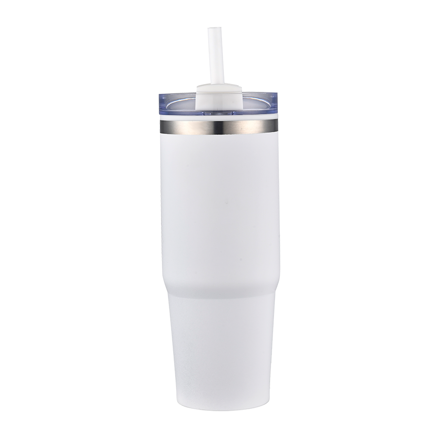 EcoSip 30oz Stainless Steel Outer Tumbler with PP Inner & Straw 5