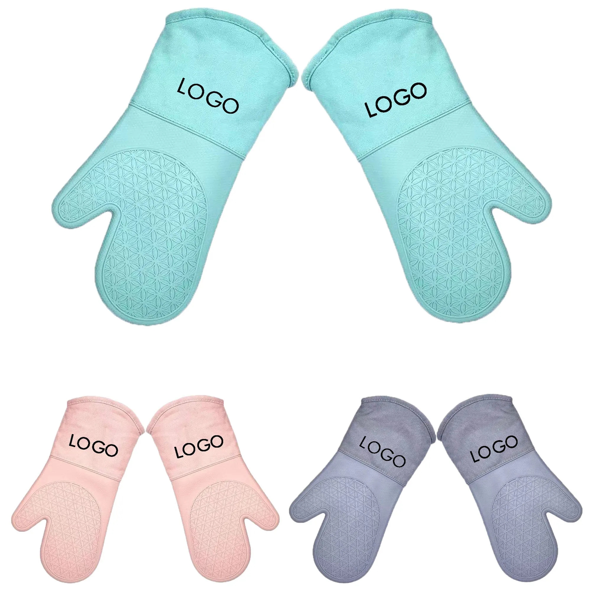 Extra Long Professional Silicone Oven Mitts 3