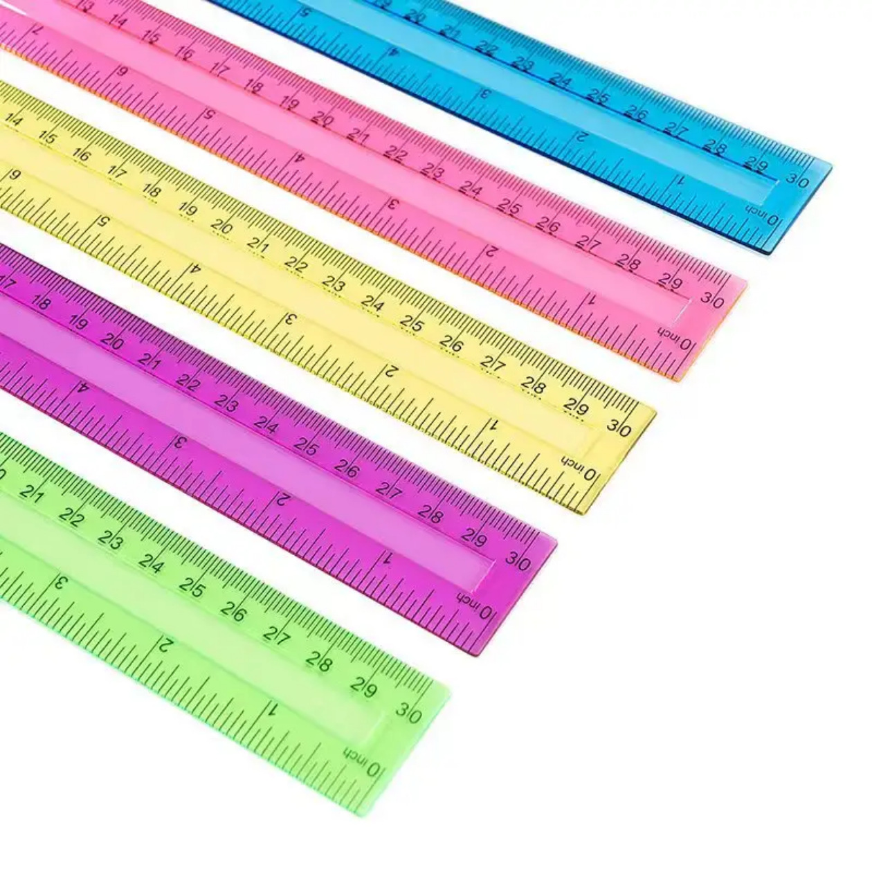 Transparent Plastic Ruler Se 3