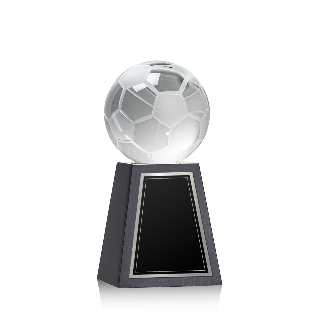 Soccer Ball Award on Tall Marble Base 8