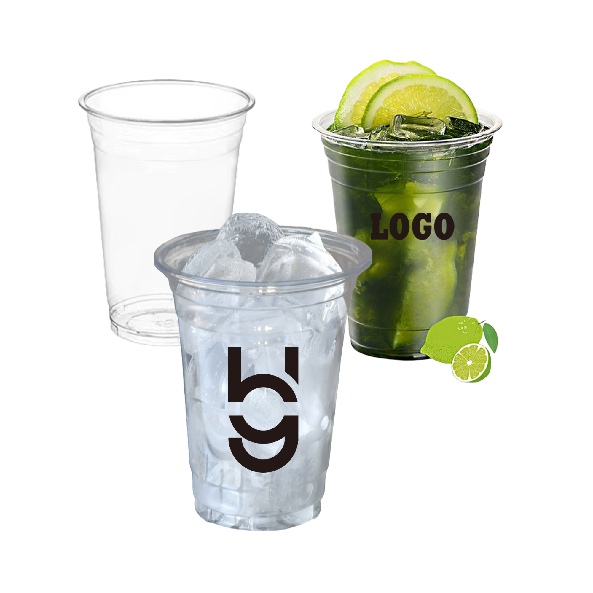 Crystal PET Clear Plastic Cups MOQ200 3