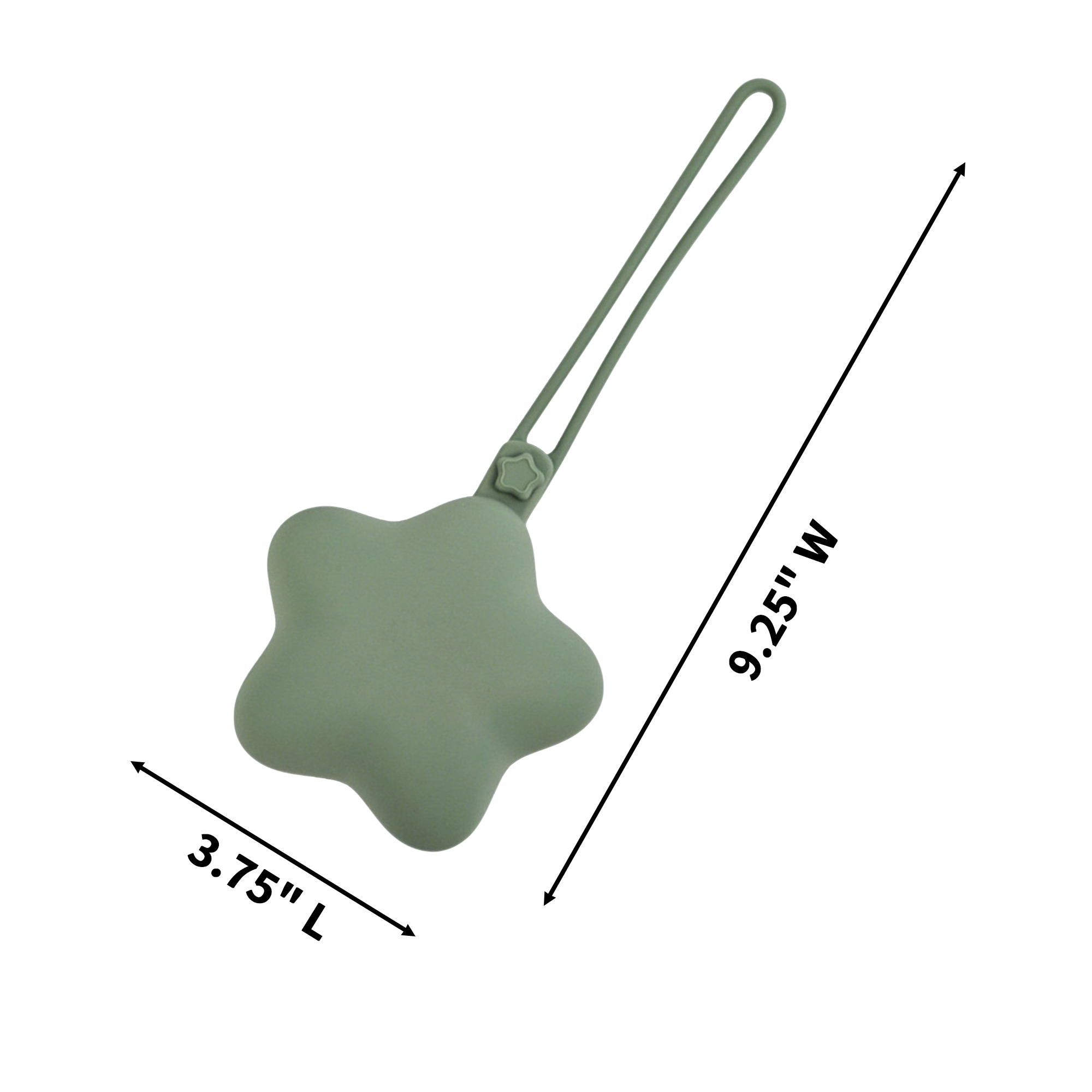 Silicone Star Pacifier Case With Hanging Strap 12