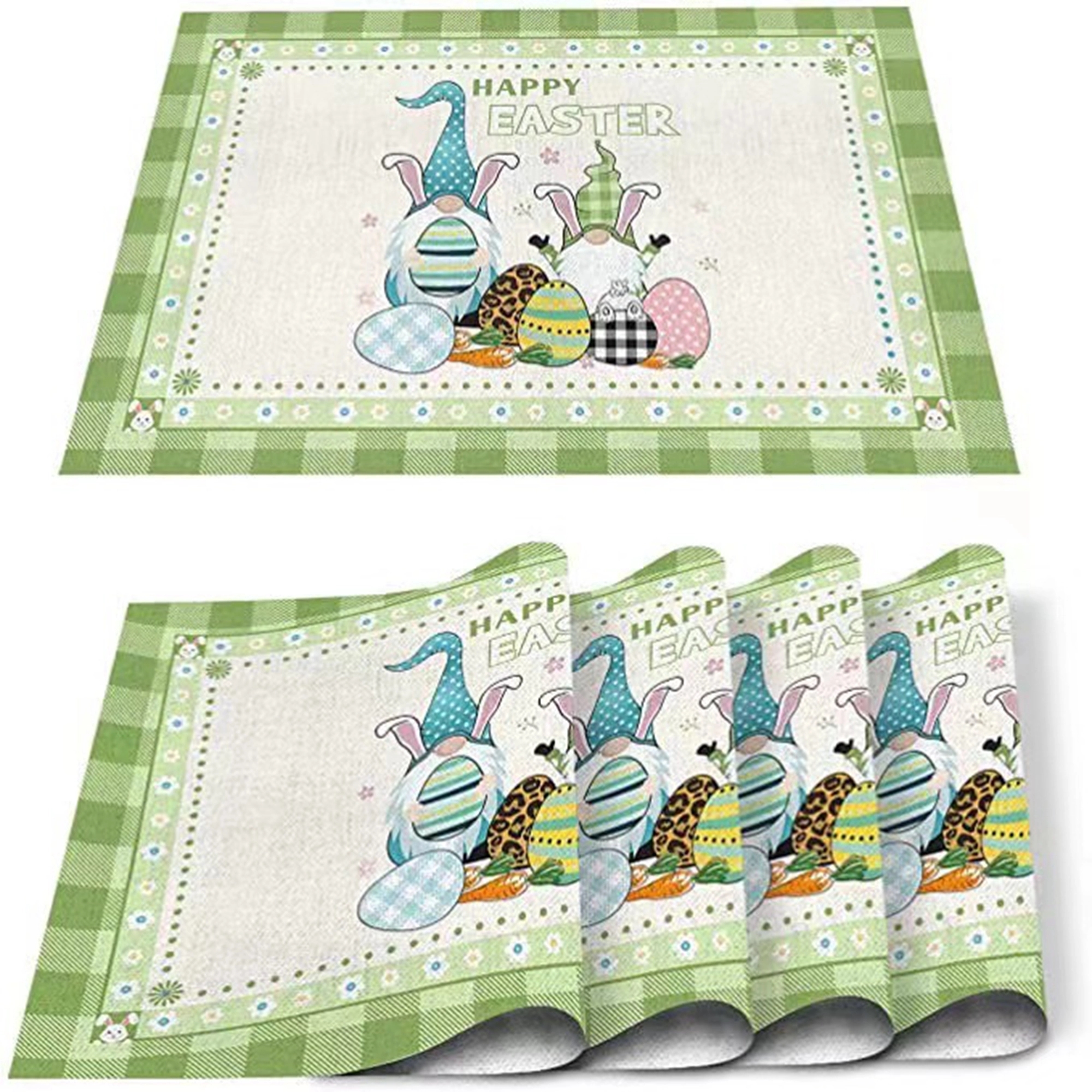 Decorations Natural Linen Placemats  of Dining Room 5
