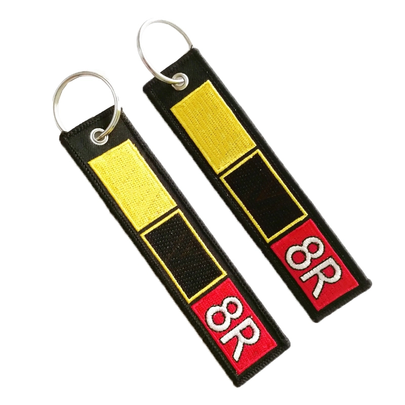 Woven Fabric Keychain 5