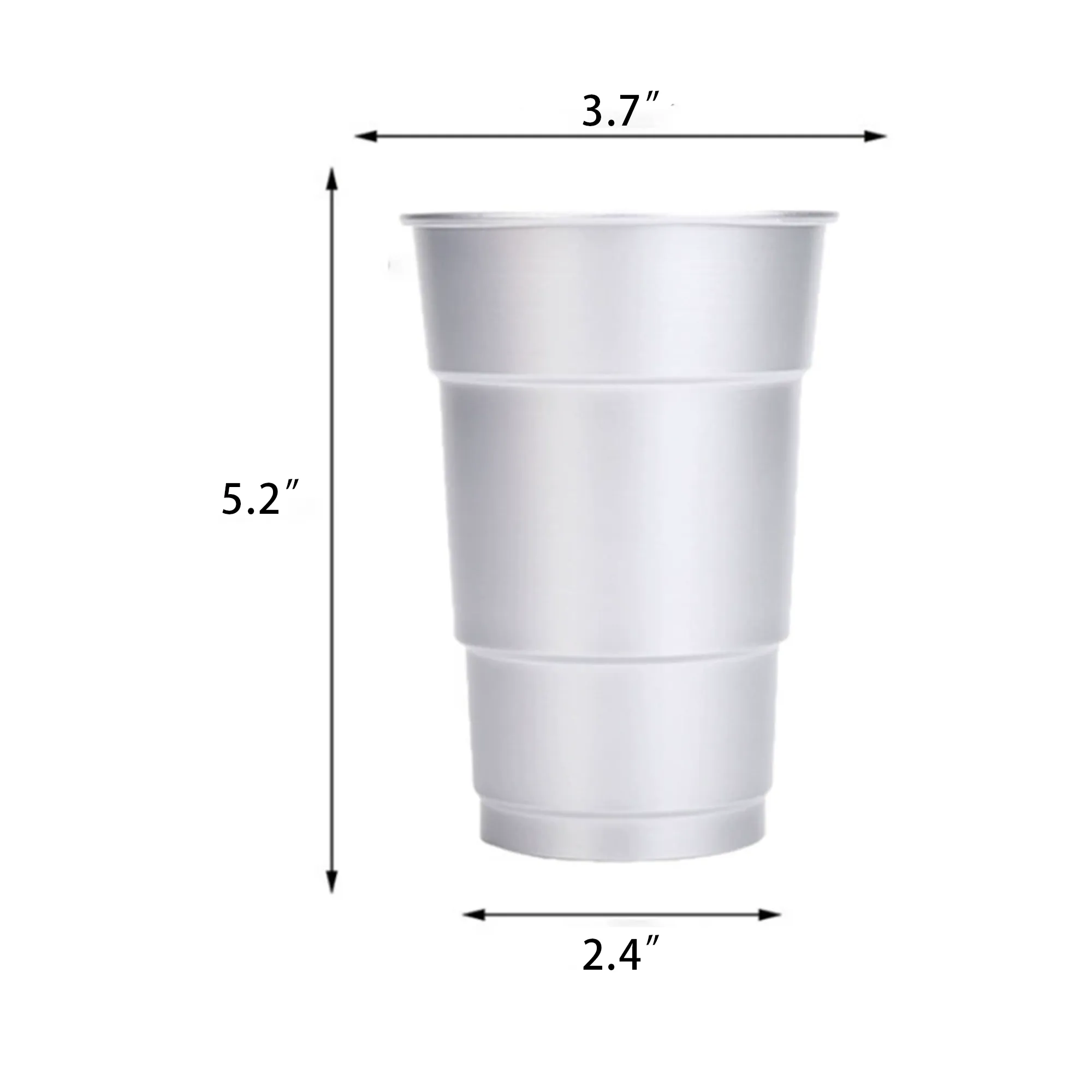 17 oz Coated Chill Aluminum Cups 1
