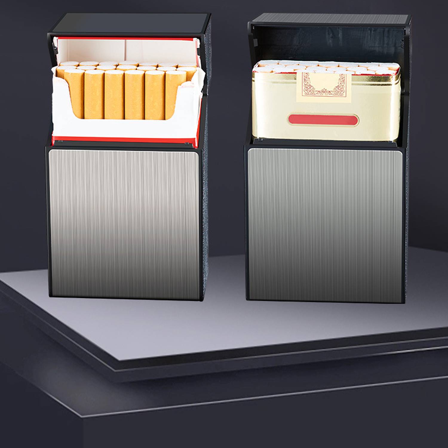 20 Count Waterproof Cigarette Case w/ Lighter 7