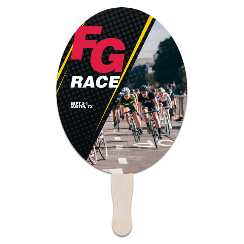 Oval Hand Fans 6