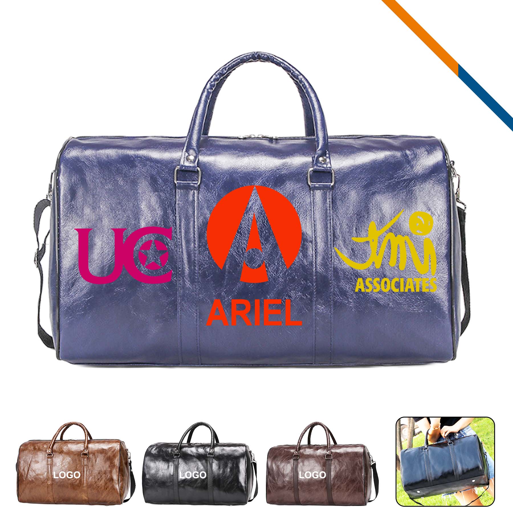 Onyx PU Duffel Bag 2