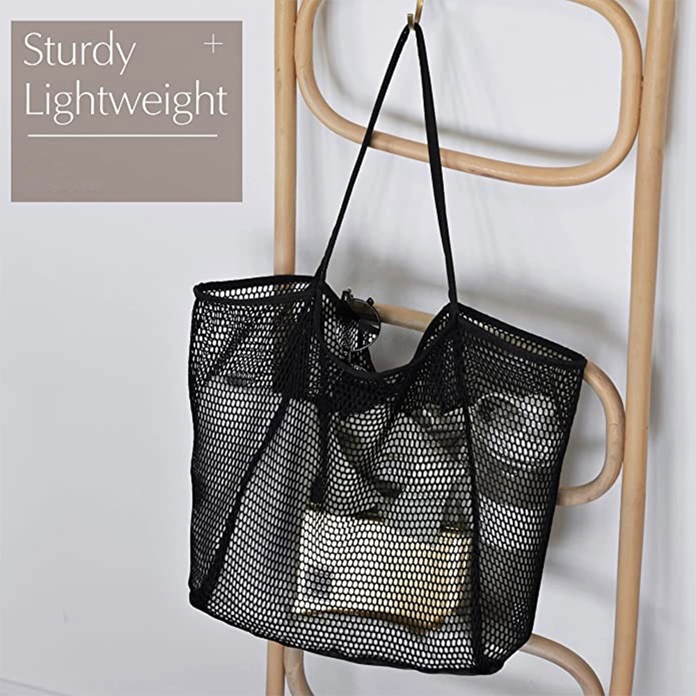 Mesh Beach Tote Shoulder Handbag 3
