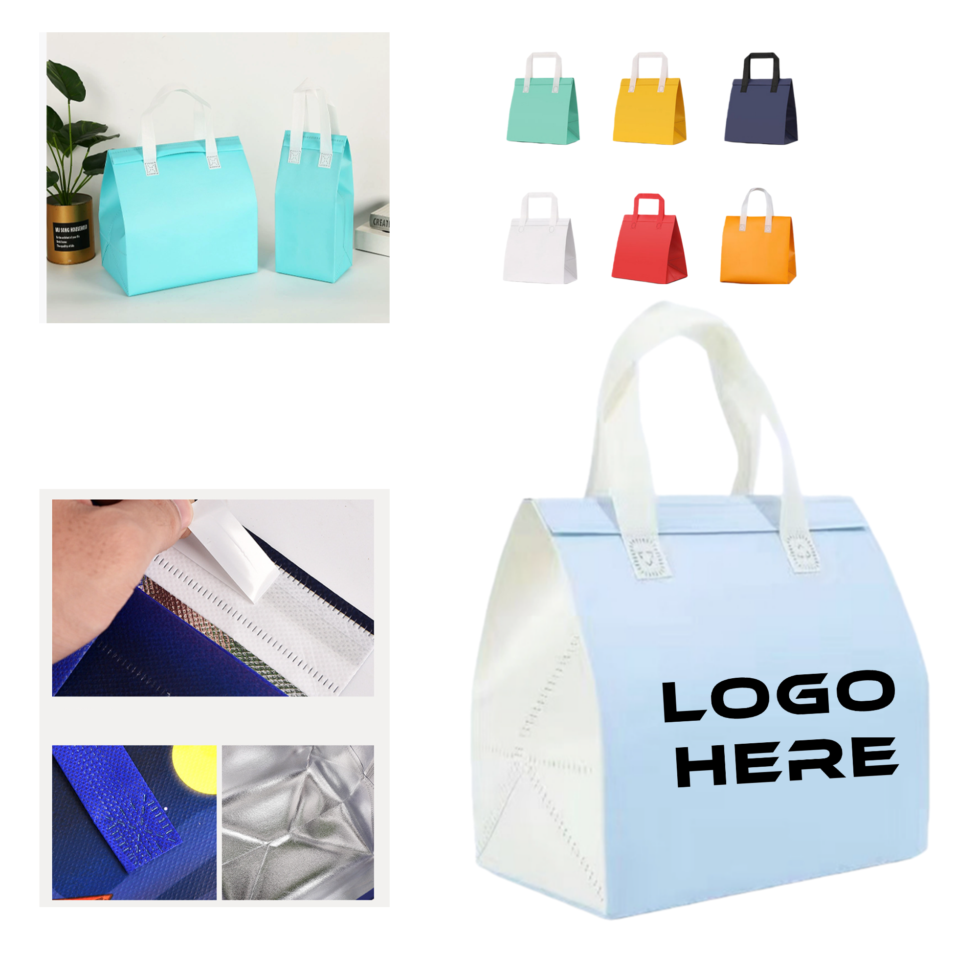 Insulated Aluminum Foil Lunch Bag 2