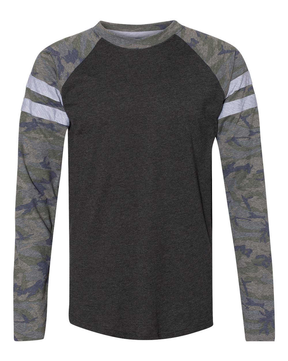Unisex Fine Jersey Mash Up Long Sleeve Tee - 6934 30