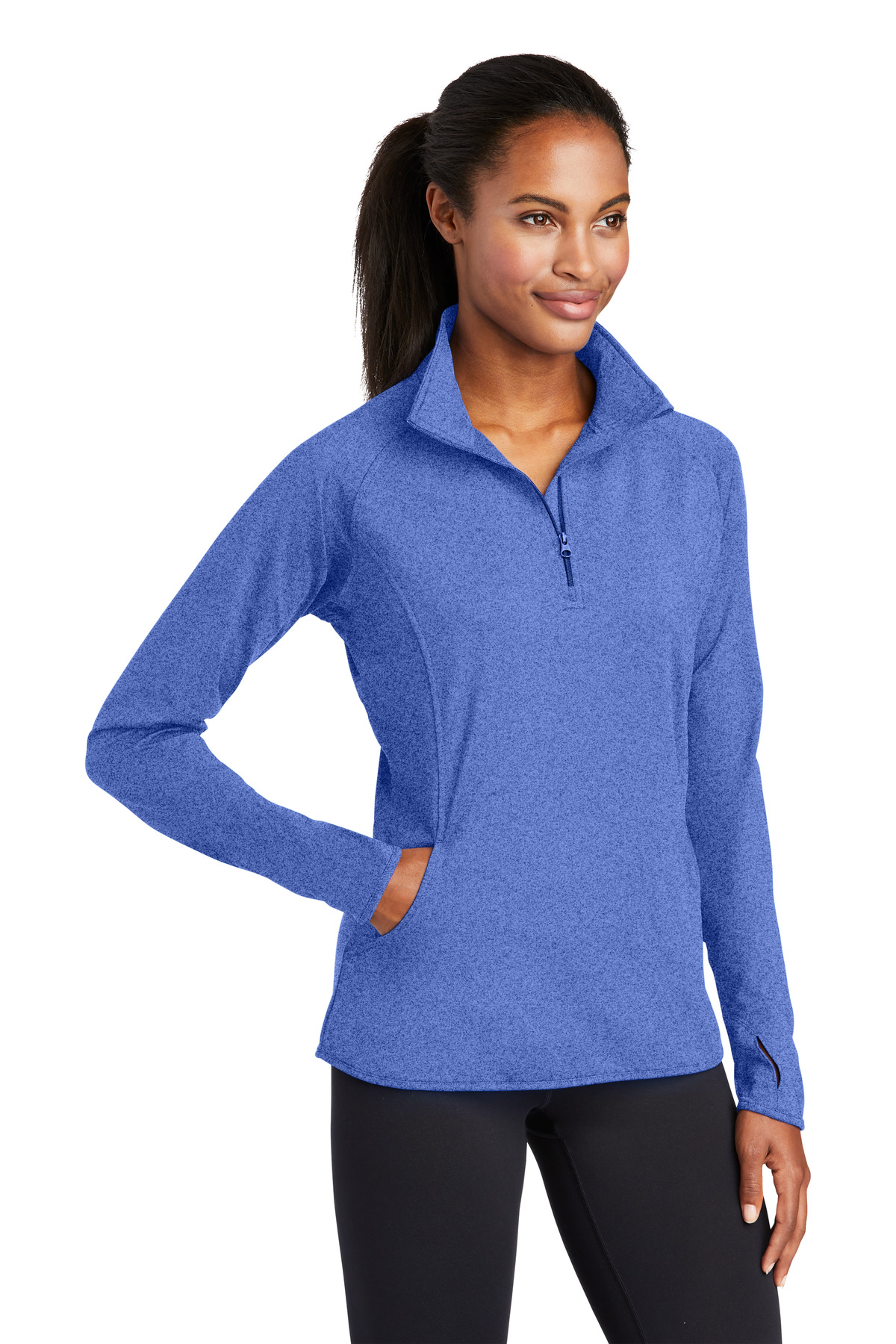 Sport-Tek® Women's Sport-Wick Stretch 1/4-Zip Pullover 98