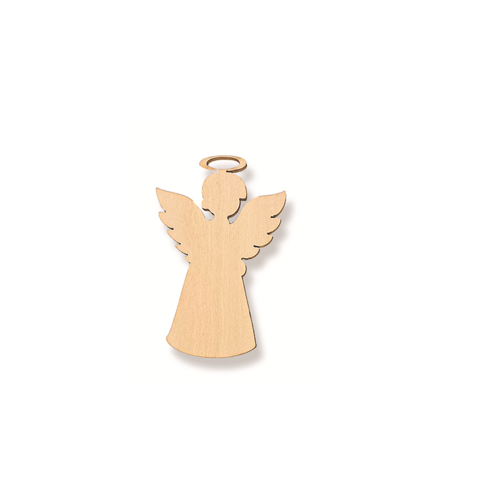 Natural Wood Christmas Tree Pendant 78