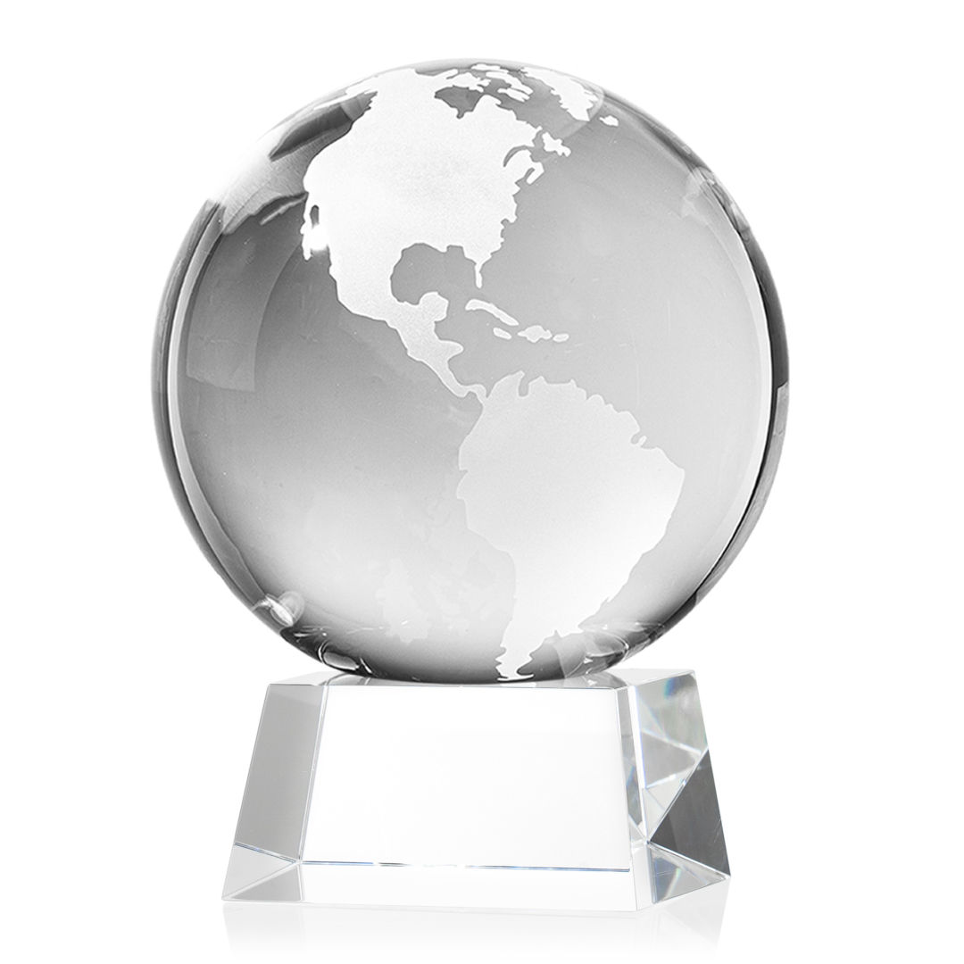 Globe Award on Robson Base - Clear 10