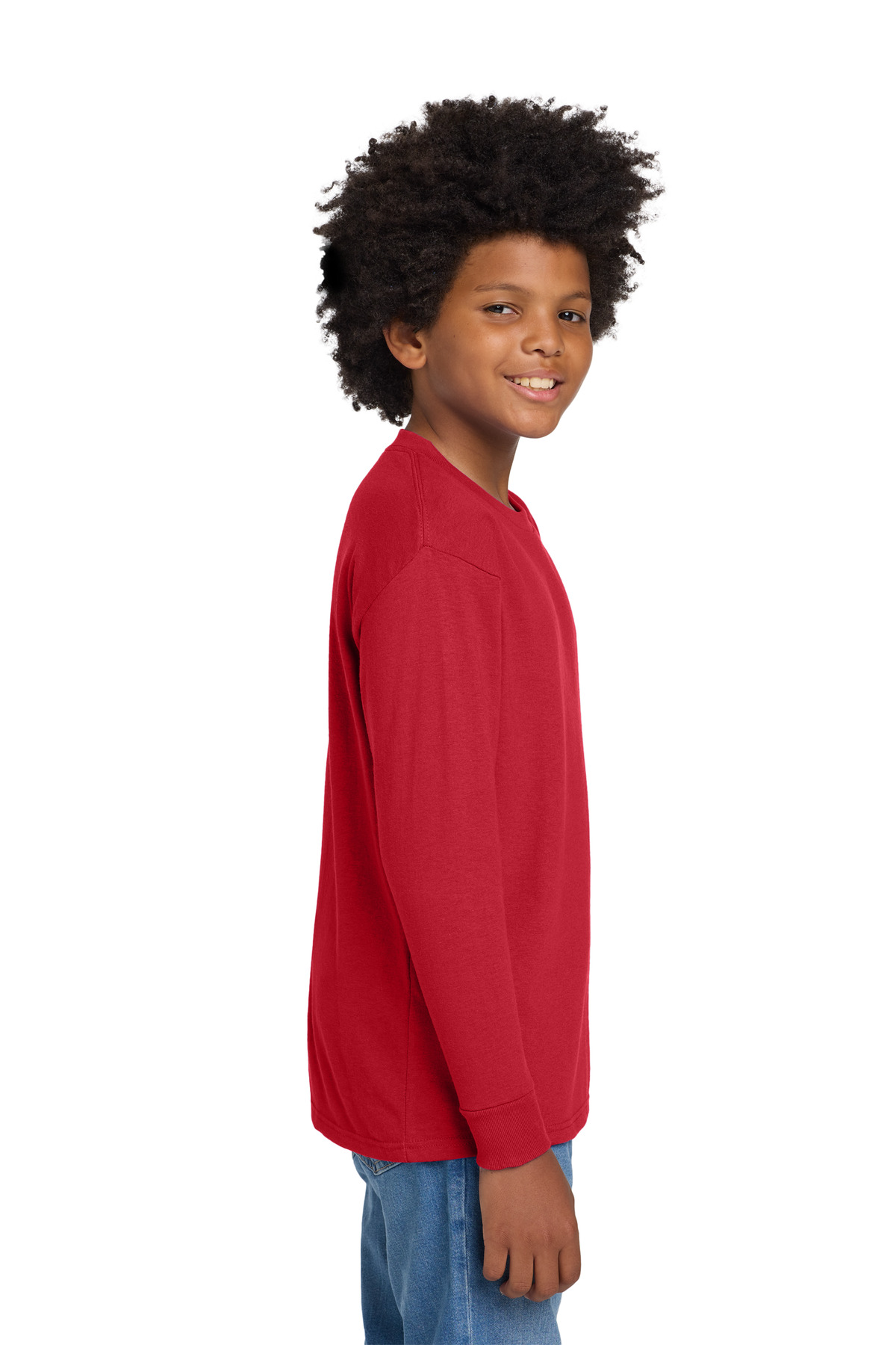 Gildan Youth Heavy Cotton 100% Cotton Long Sleeve T-Shirt. 5400B 69