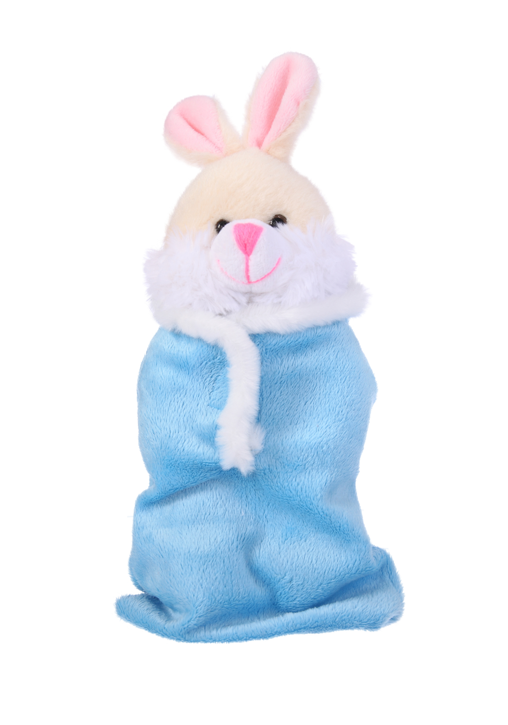 Soft Plush Bunny in Baby Sleeping Bag