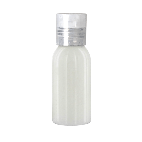 1 oz Lotion in Clear Round Bottle 2