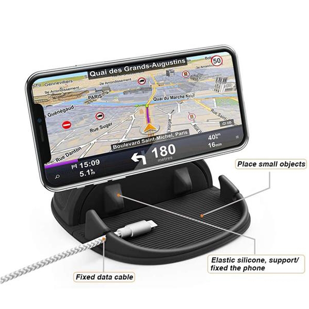 Car Phone Mount Silicone Pad Mat For Various Dashboards 6