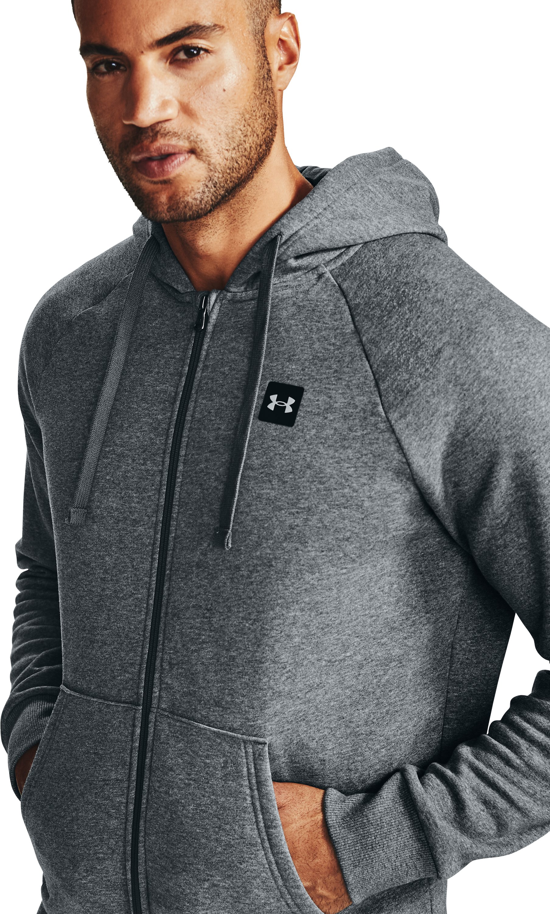UA Rival Fleece Men's Full Zip Hoodie 4