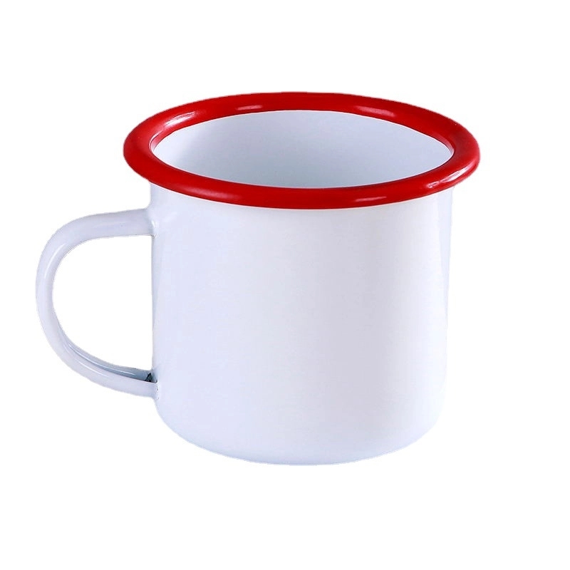 12oz Enamel Coffee Camping Mug 10