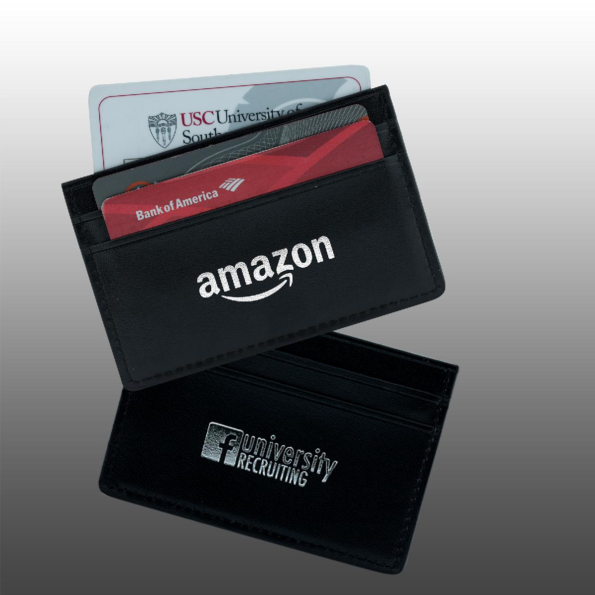 Elite RFID ID Window Card Holder Wallet (Black)