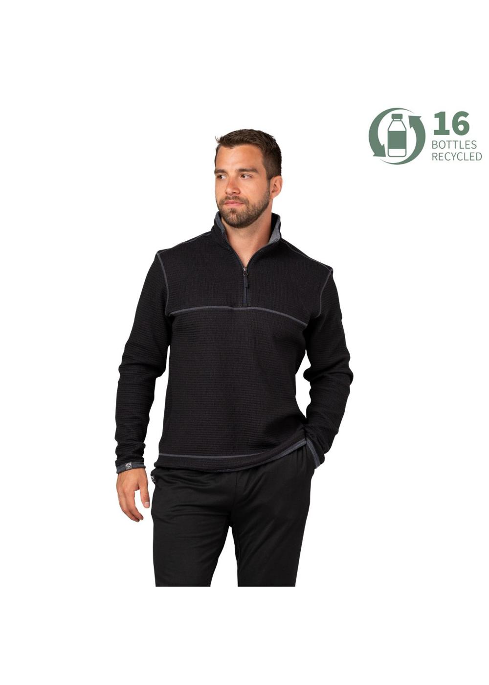 Storm Creek Men's Maverick Waffle Knit Quarter Zip 14