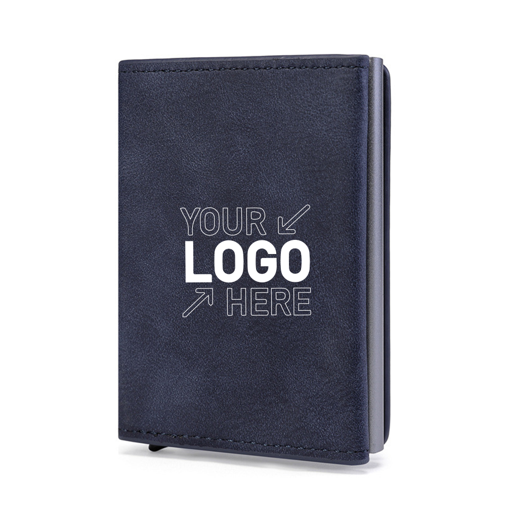 Front Pocket Wallet for Men RFID Blocking Leather 2