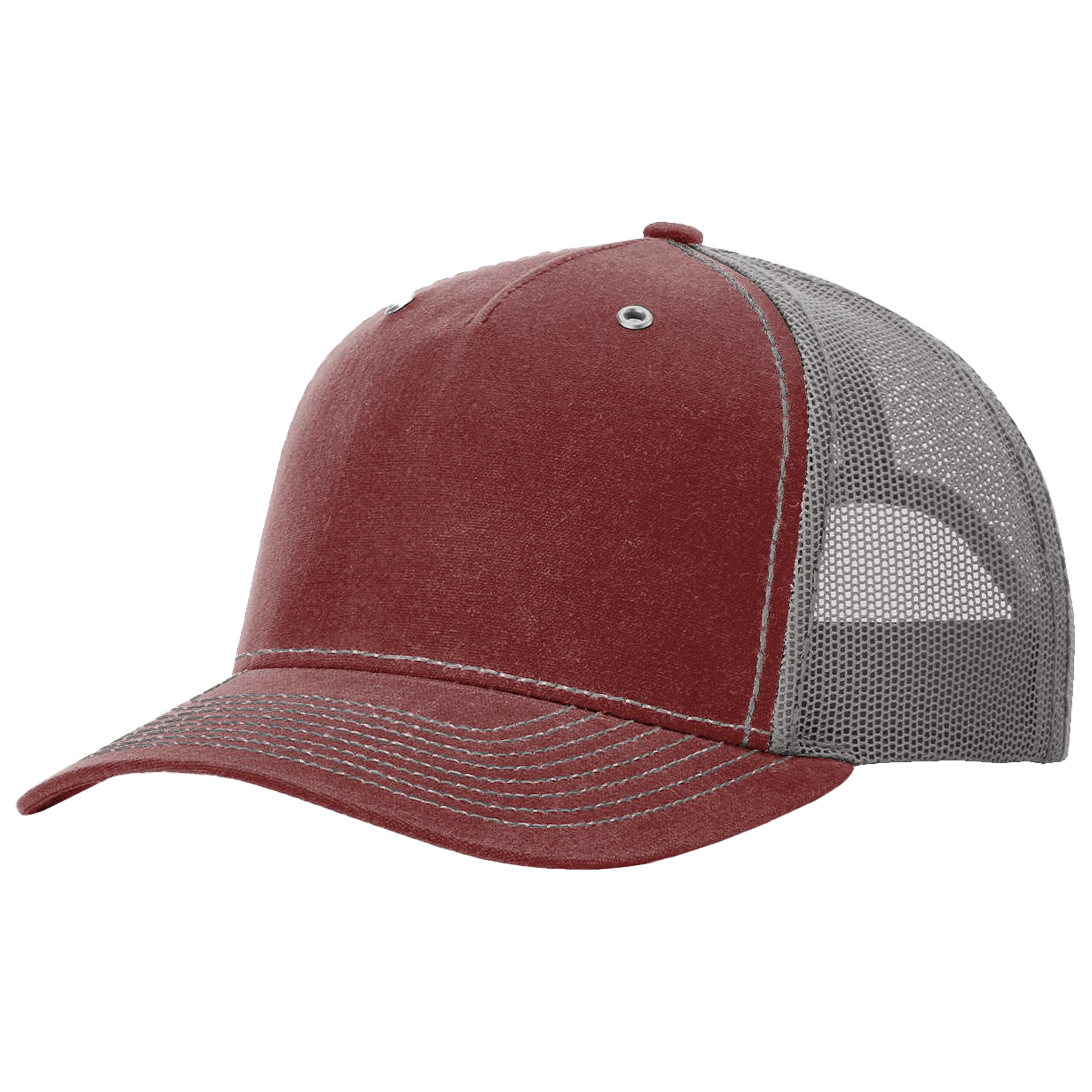 Richardson 112WH Hawthorne Adjustable Trucker Hat w/ Embroidery 2