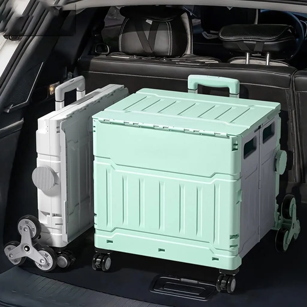Folding Quik HandCart/Collapsible Rolling Crate 9
