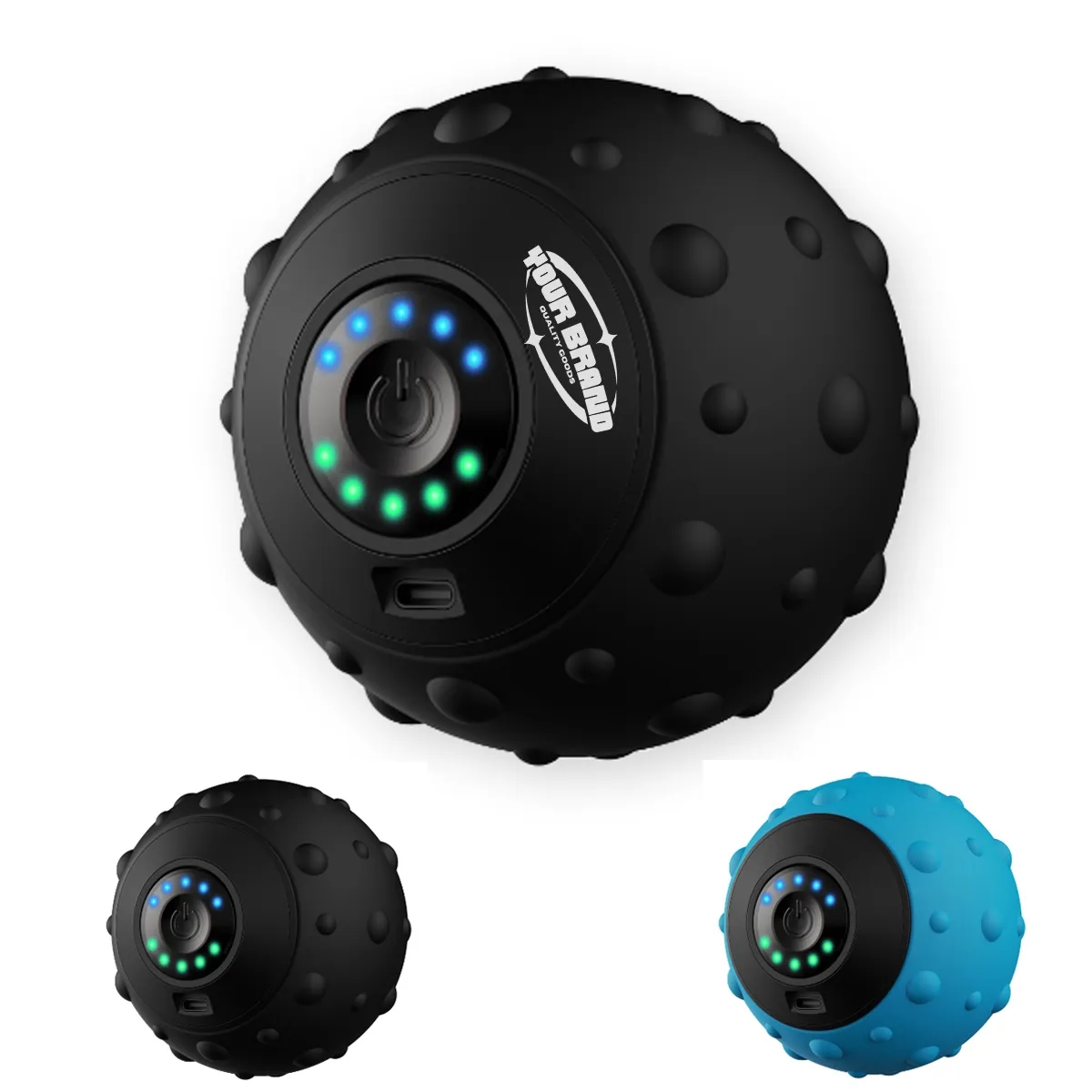 5-Speeds Fitness Yoga Massage Ball For Foot Back and Arm 2