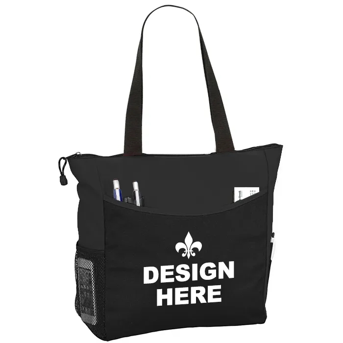 Zippered Brief 600D Polyester Tote Bag 5