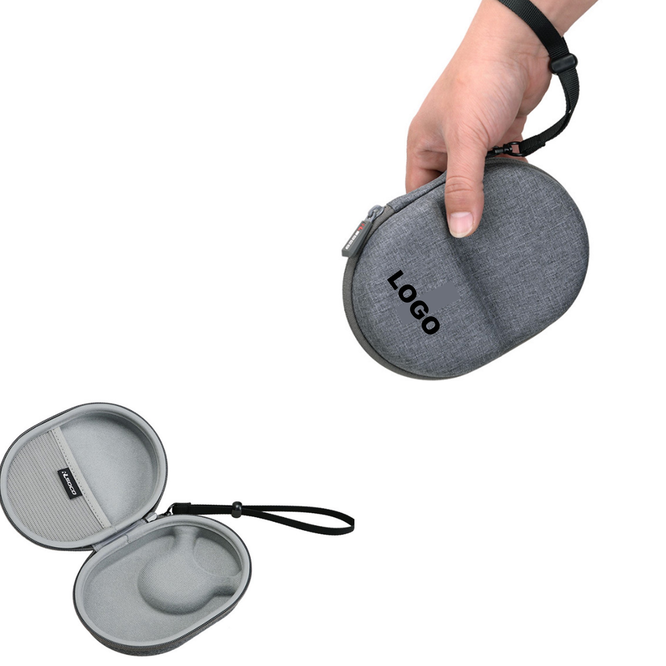 Custom Logo Shockproof EVA Carrying Case For Bluetooth 4