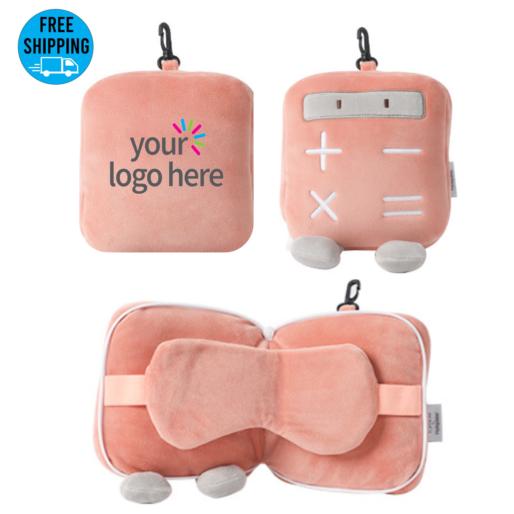Calculator 2-in-1 Pillow Sleep Mask 1