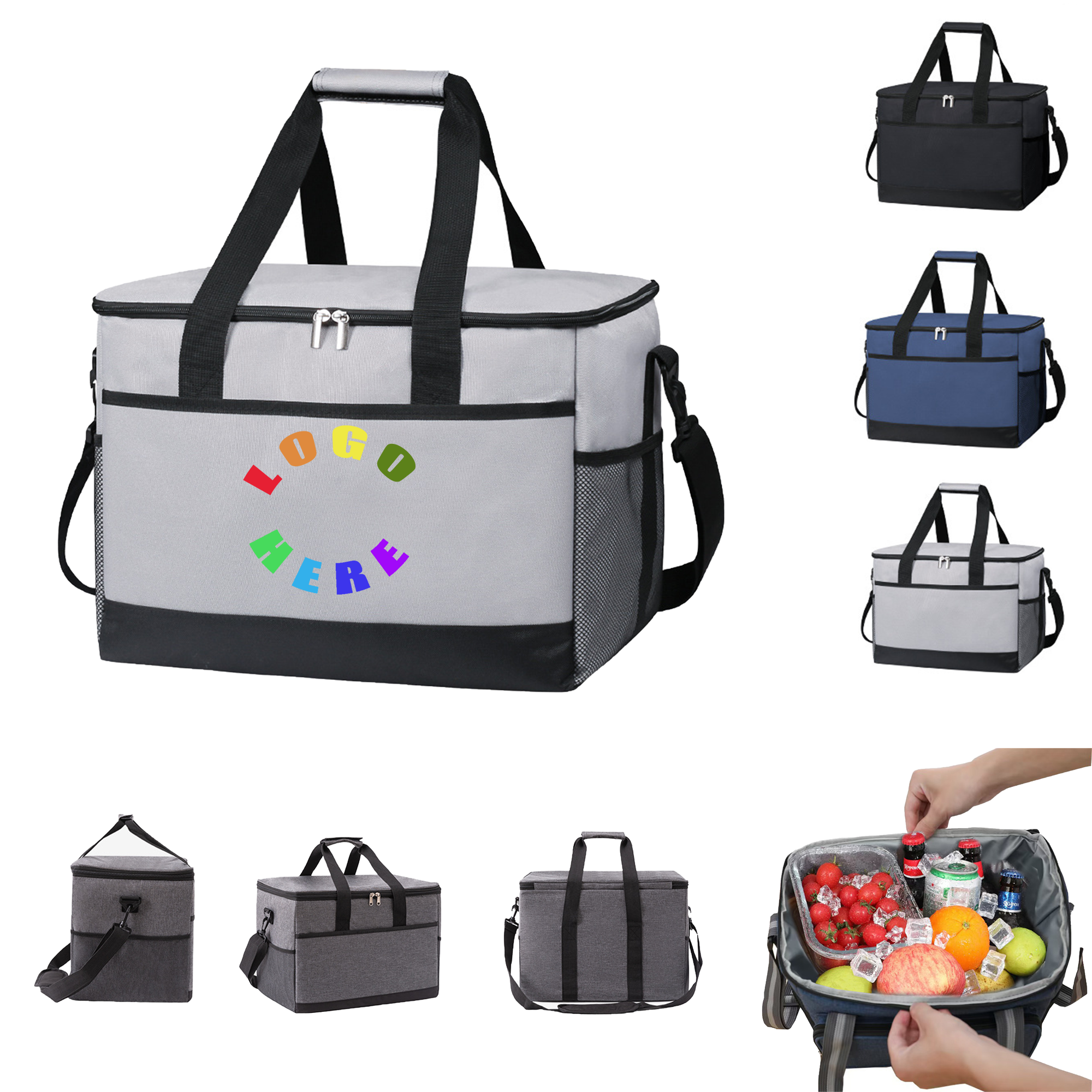 Folding Camping Beach Insulation Travel Cooler Bag 2