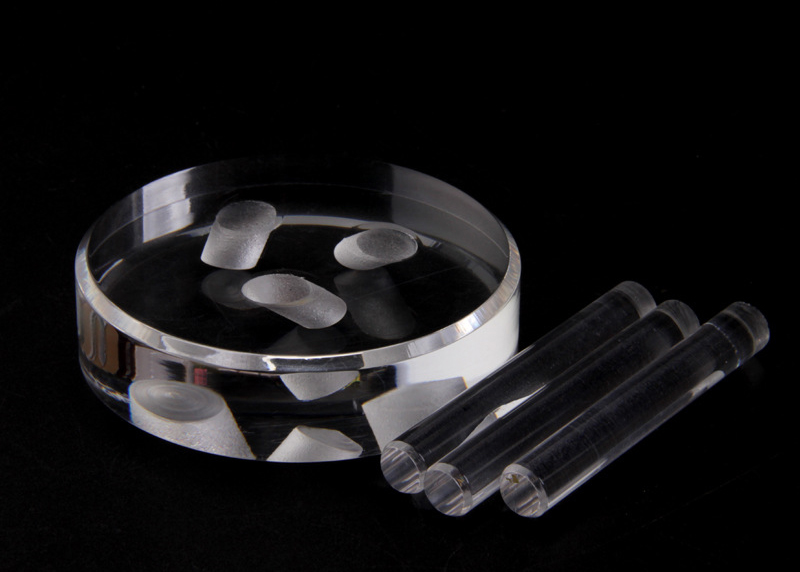 Small Clear Acrylic Crystal Ball Spherical Display Stand Holder 3