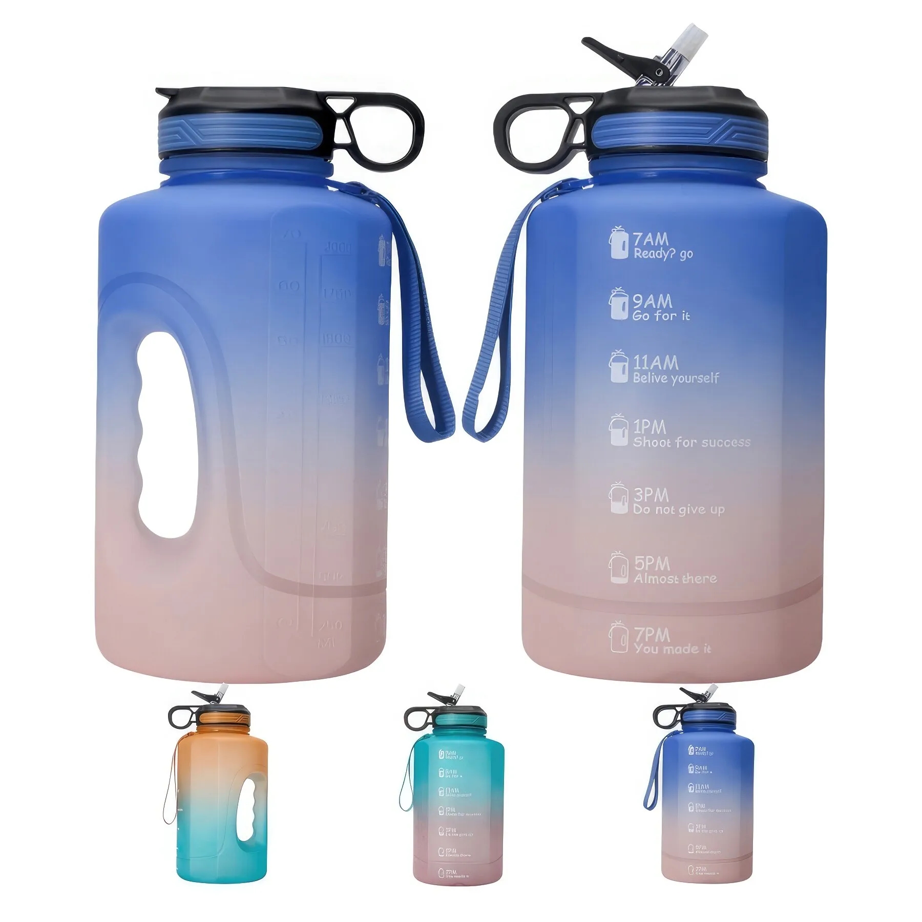 Custom 75 oz Water Bottle With Time Marker 1