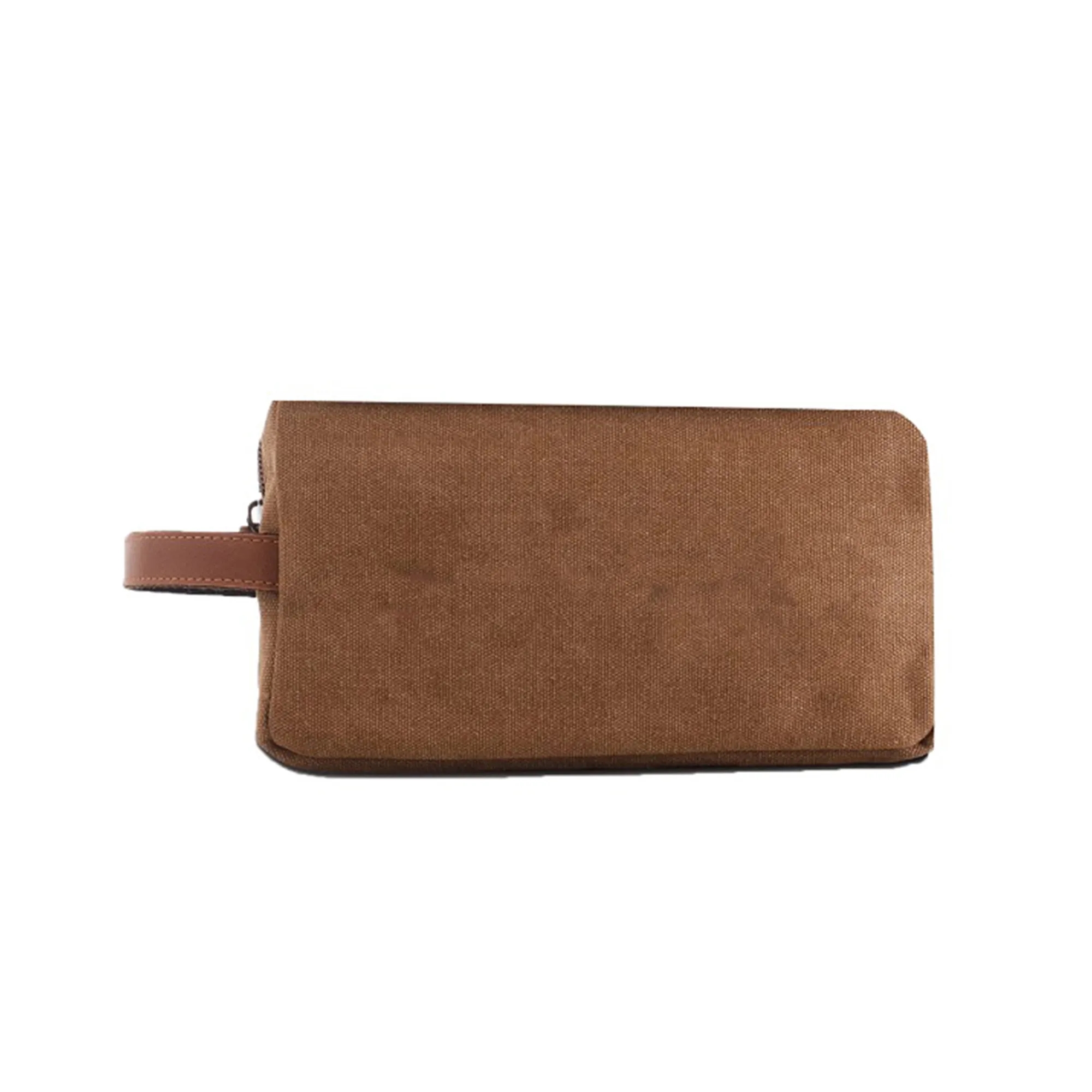 Vintage Canvas Travel Toiletry Kit Bag 5.25" x 4.5" x 9.5" 10