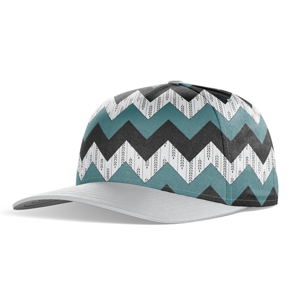 Premium Sublimation 5 Panel Cap - Polyester Twill 2