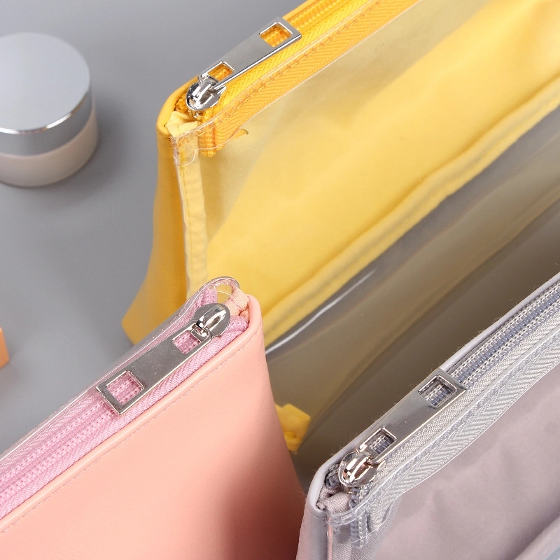 Transparent PVC Travel Makeup Pouch & Cosmetic Toiletry Bag 12