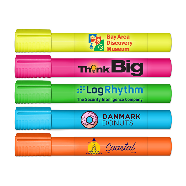 XL Jumbo Extra Large 8" Fluorescent Highlighter with Full Color Decal